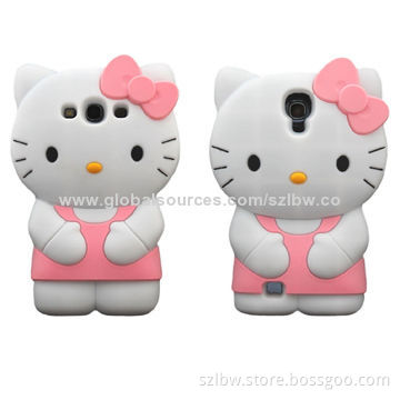 Soft Silicone Gel Rubber New 3D Cases/Covers for Samsung Galaxy S3, S4, Available in Various Colors
